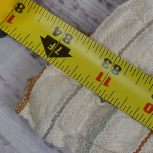 PARACHUTE Stripe Beach Blanket 100% Cotton Natural Size 90" × 80" NWOT - Picture 8 of 11